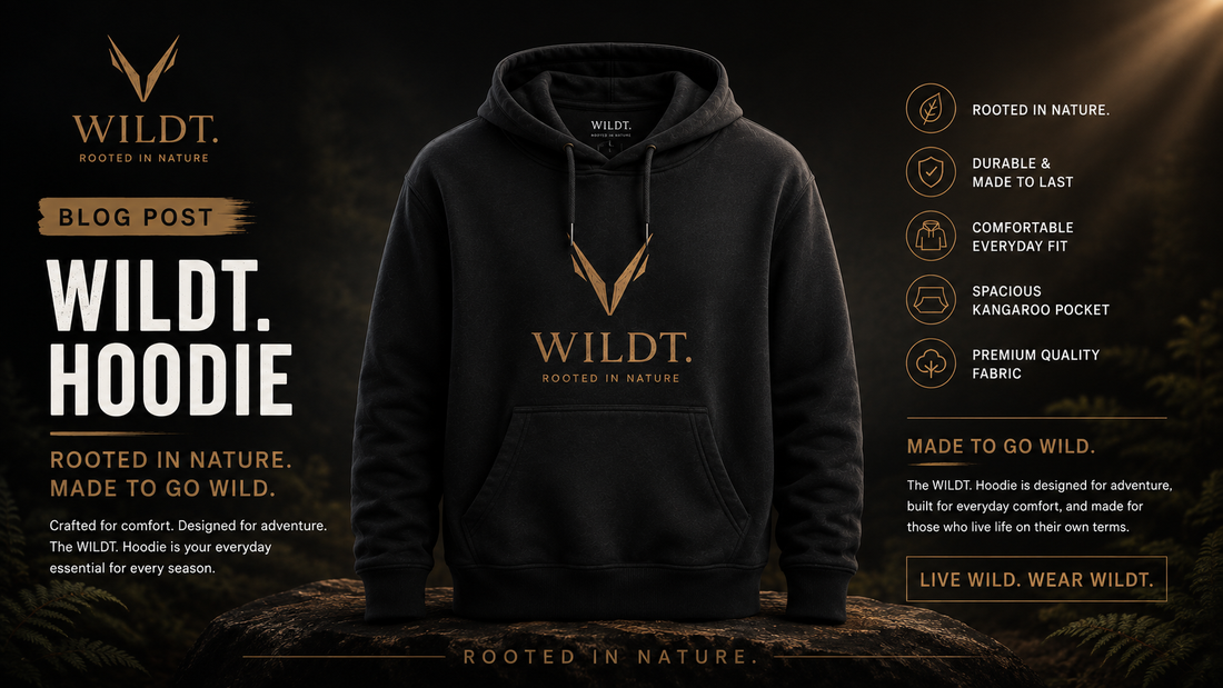 WILDT. Hoodie — Rooted in Nature. Made to Go Wild.