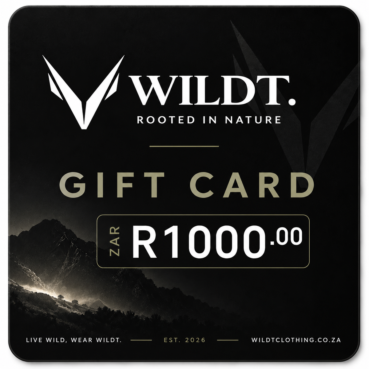 GIFT CARD - R 1 000.00