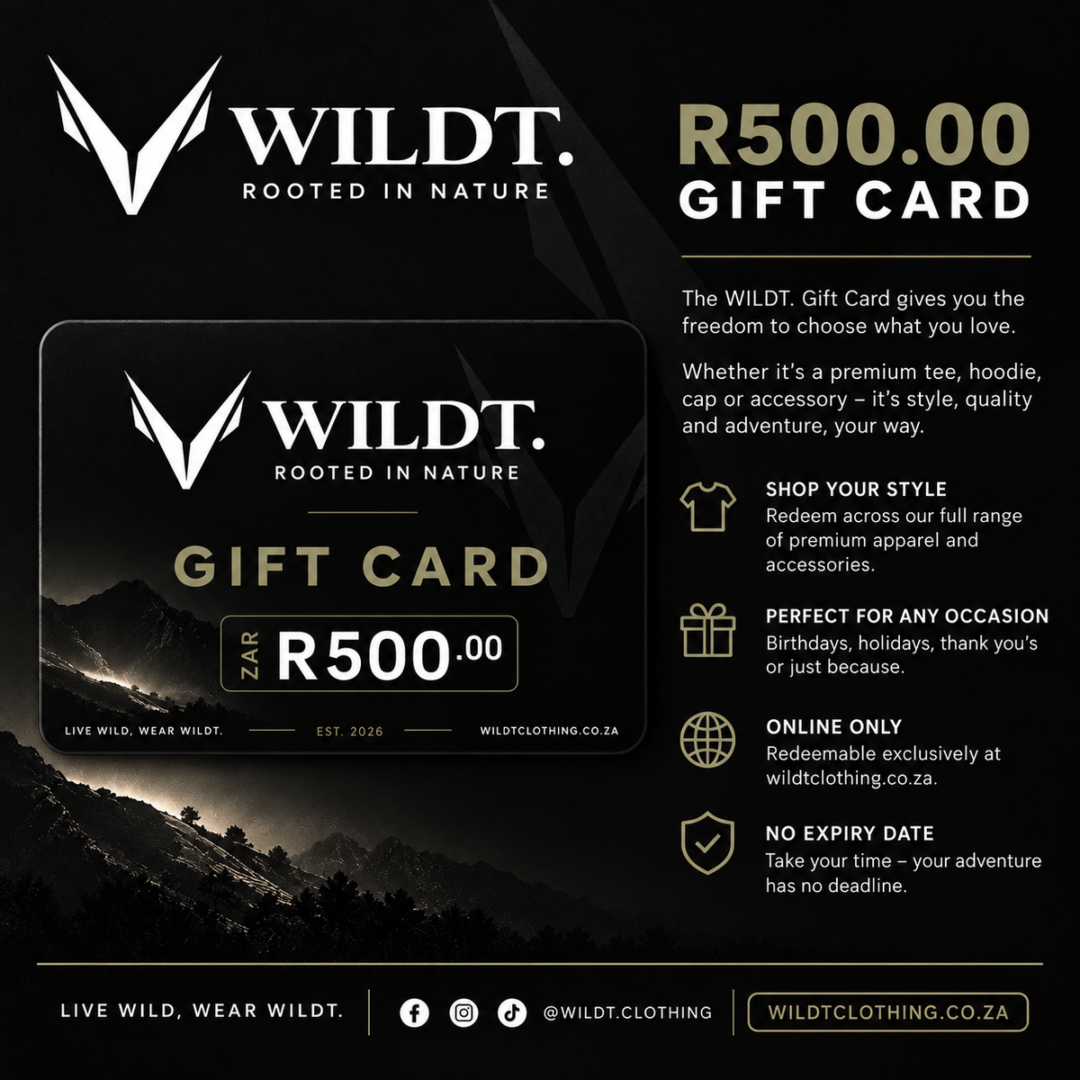 GIFT CARD - R 500.00