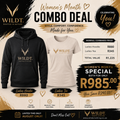 Ladies Hoodie & Cream Tee Combo R985.00