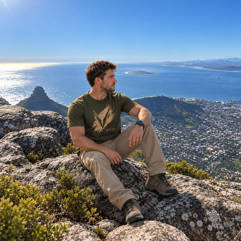 WILDT Premium T-Shirt (Olive) 100% Cotton