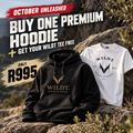 Mens Hoodie + FREE White T-Shirt