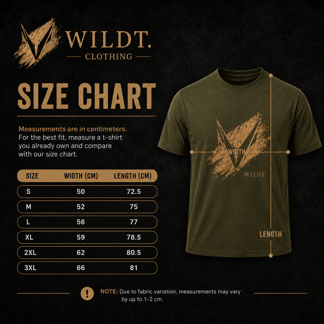 WILDT Premium T-Shirt (Olive)