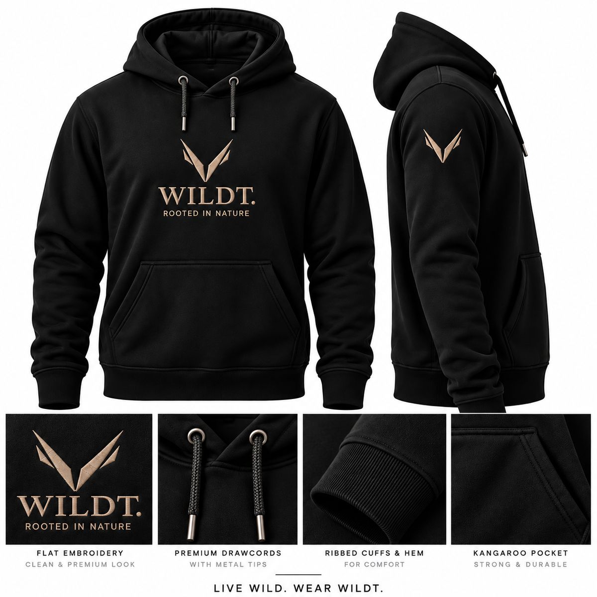 Ladies Hoodie + FREE Black T-Shirt