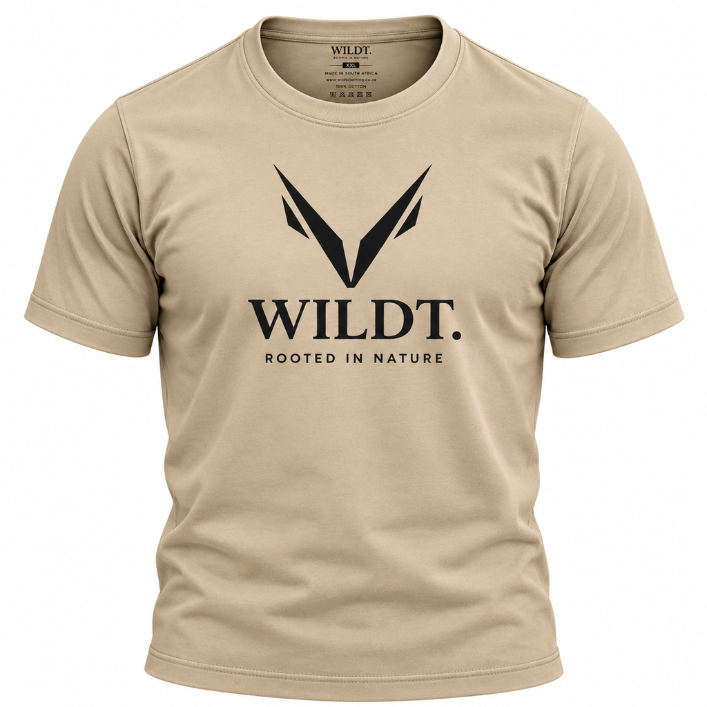 Mens T-Shirt (Stone) 100% Cotton
