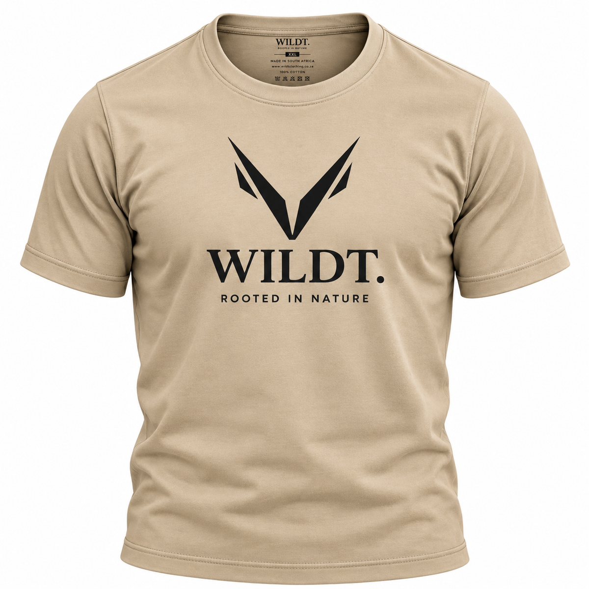 Mens T-Shirt (Stone) 100% Cotton
